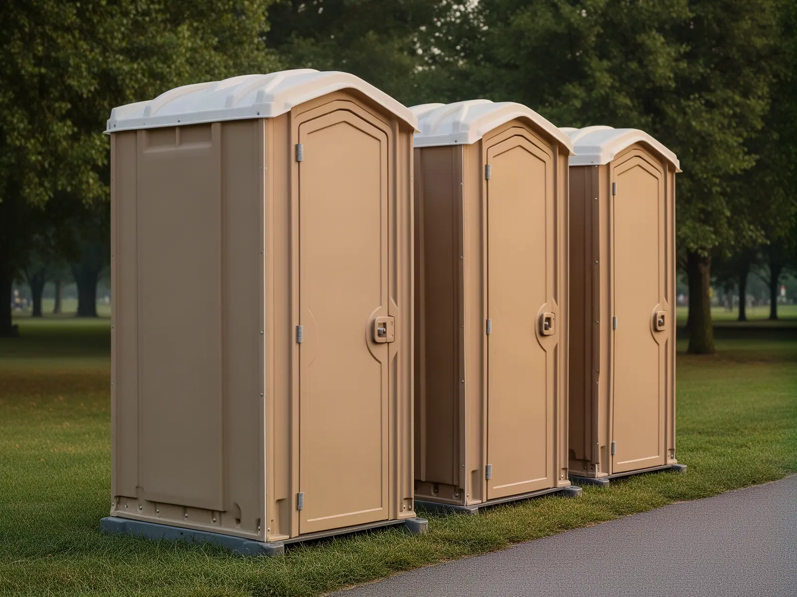 Clean porta potty unit from C & J Portable Toilet Rental in Westville, NJ